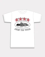 Corteiz 4Starz Alcatraz T-Shirt Weiß