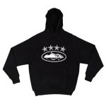 Corteiz 4Starz Alcatraz Hoodie Black