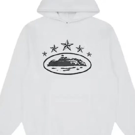 Corteiz 5 Starz Alcatraz Hoodie Grey