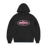 Corteiz Alcatraz Hoodie Schwarz/Rosa