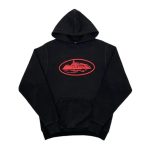 Corteiz Alcatraz Hoodie Schwarz/Rot