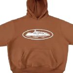 Corteiz Alcatraz Hoodie Haselnuss