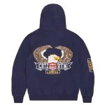 Corteiz Dipset Zip Hoodie Marineblau