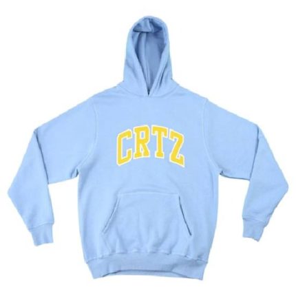 Corteiz Dropout Hoodie Baby Blau