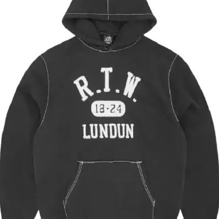 Corteiz RTW College Hoodie Schwarz