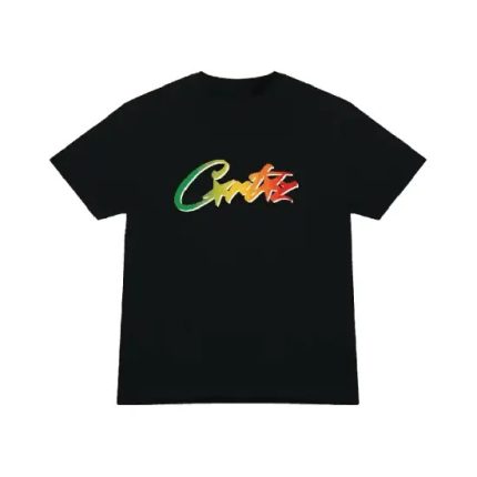 Corteiz Allstarz Gradient Carni T-Shirt Black