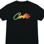 Corteiz Allstarz Gradient Carni T-Shirt Black