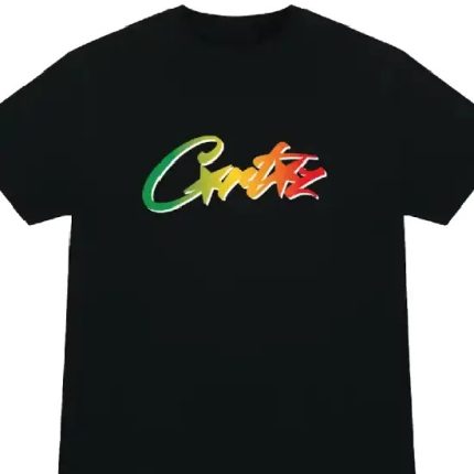 Corteiz Allstarz Gradient Carni T-Shirt Black