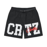 Corteiz Crtz Nylon Shorts Black