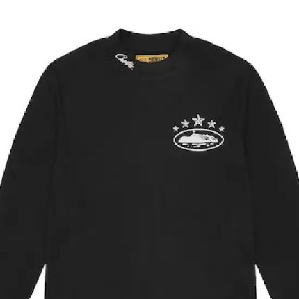 Corteiz 5 Starz Alcatraz Sweatshirt Black