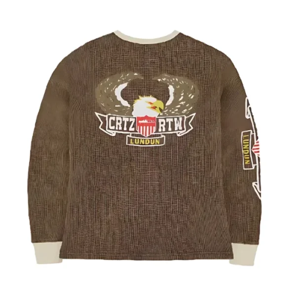 Corteiz Sweatshirt Dipset Eagle Braun